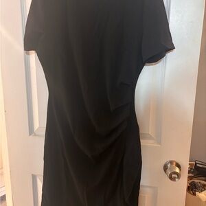 Source Unknown Classic Black Midi Dress